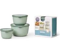 Mepal, lot de 2 bols Cirqula ronds, 3 tailles (500 + 1000 + 2000) - Nordic Sage 106231094700