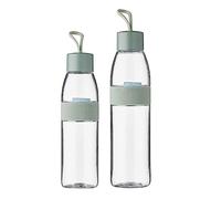 Mepal Lot de 2 gourdes Ellipse Nordic Sage - Contenance de 500 et 700 ml - Convient également pour les boissons gazeuses - Matériau incassable - Anti-fuite - Passe au lave-vaisselle