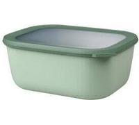 Mepal, lot de 4 bols rectangulaires Cirqula, 3000 ml - Nordic Sage 106261094700