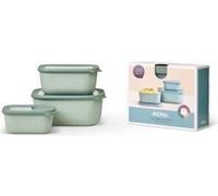 Mepal, lot de 4 récipients rectangulaires Cirqula (750 + 1500 + 3000) - Nordic Sage 106271094700