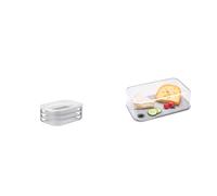 Mepal - Modula boîte à charcuterie 3 étages - Blanc - boîte de rangement frigo pour charcuterie & Cloche à Fromage Modula Modula - Blanc - capacité 2800 ml - boîte de conservation spéciale