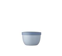 Mepal - Panier à Snack Ellipse - Contenant Alimentaire pour Conserver et Transporter des Snacks - Convient au Congélateur, au Micro-ondes et au Lave-vaisselle - 350 ml - Nordic Blue
