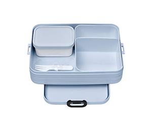 Mepal - Panier-Repas Bento Take A Break pour Large - Boite Repas Compartiment - Lunchbox pour Sandwichs, Petits Snacks et Restes - Snack & Déjeuner - 1500 ml - '22 Nordic Blue