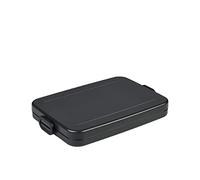 Mepal - Panier-Repas Take A Break Plate - Idéale pour le Sac à Dos ou le Sac d'Ordinateur Portable - Boîte à Déjeuner pour 2 Sandwichs ou 4 Tranches de Pain - 800 ml - Nordic Black,
