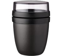 Mepal - Pot à déjeuner Ellipse - Noir nordique - Gobelet à céréales pratique de 500 ml, gobelet à yaourt, gobelet à emporter - Passe au congélateur, au micro-ondes et au lave-vaisselle, 700 ml