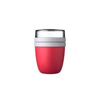Mepal - Pot à déjeuner Ellipse - Nordic red - bol à muesli pratique 500 ml, pot à yaourt, boîte à déjeuner - convient au congélateur, au micro-ondes et au lave-vaisselle
