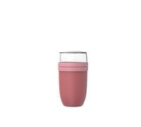 Mepal - Pot à Déjeuner XL Ellipse - Pot à Yaourt et Muesli - Compartiments Séparés - Convient au Congélateur, au Micro-ondes et au Lave-vaisselle - 750 + 300 ml - Vivid mauve