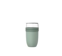 Mepal - Pot à Déjeuner XL Ellipse - Pot à Yaourt et Muesli - Compartiments Séparés - Convient au Congélateur, au Micro-ondes et au Lave-vaisselle - 750 + 300 ml - Nordic sage