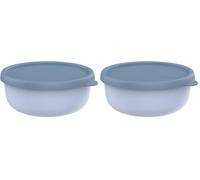 Mepal - Récipient pour micro-ondes Lumina - Boîte hermétique alimentaire avec couvercle pour frigo, congélateur, four vapeur, micro-ondes et lave-vaisselle - Bol de service - 750 ml - Nordic blue
