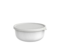 Mepal - Récipient pour micro-ondes Lumina - Boîte hermétique alimentaire avec couvercle pour frigo, congélateur, four vapeur, micro-ondes et lave-vaisselle - Bol de service - 1500 ml - White