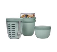 Rosti Mepal – Set de pots Ellipse 3 pièces – Pot à lunch 500+200 ml, fruit 600 ml, collation 350 ml