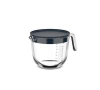 Mepal - Verre doseur en verre + couvercle Chef it - Graduation facile à lire - Passe au four et micro-ondes (sans couvercle) - Verre de haute qualité - Passe au lave-vaisselle - 1000 ml - Navy