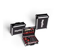 Mephisto 73005 Valise à Outils Aluminium Rangement Noir 4 Tiroirs