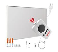 Mephisto Chauffage infrarouge - Chauffage mural et plafond - Économie d'énergie - Chauffage électrique - Télécommande et thermostat inclus - Contrôle par application Wi-Fi 300-1200 W - Puissance en