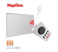 Mephisto Chauffage Infrarouge Mural 300W-1200W avec Thermostat WIFI Blanc