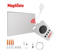 Mephisto Puissance de chauffage infrarouge en watts : 300 W, accessoires | Chauffage mural au plafond - Chauffage électrique économe en énergie - Avec télécommande et thermostat WIFI APP