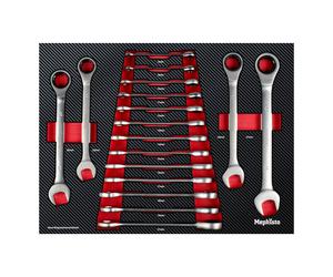 Mephisto Jeu D’Insert Pour Outils Clé Mixte À Cliquet En Écrin En Mousse