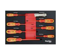 Mephisto Proline VDE Jeu de Tournevis Avec LED Lampe Carbone Regardez Soft Inlay