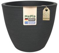 MePla Pot de fleurs Milano - pot de plantation rond - résistant aux intempéries - pot de fleurs résistant aux UV - pot de plantes - jardinière - ø58 - anthracite
