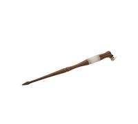Meprotal Porte-stylo à plume oblique en bois avec bride amovible en laiton pour calligraphie anglaise, dessin, bande dessinée, marron