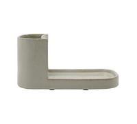 Meraki Porte-brosse et porte-savon Datura Shellish grey