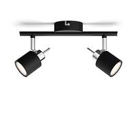 Meranti bar/tube black 2x35W 230V