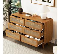 Merax commode 6 tiroirs - Noyer