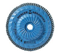 Mercer Industries 262t036 haute densité type 27, 4-1/5,1 cm X 5/20,3 cm -11 Grain 36 Zirconium disque à lamelles découpable (lot de 10), 262T036