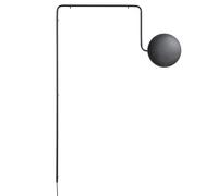 Woud Lampe murale Mercury Métal peint en noir