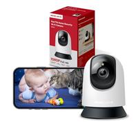 MERCUSYS Caméra Surveillance WiFi intérieure 360° 1080p, Vision Nocturne, Notifications en Temps réel, Détection de Personne, Suivi de Mouvement, Télécommande, Compatible avec Alexa, MC200
