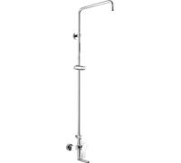 Mereo Dita 150mm mitigeur mural avec bras articulé et barre pour douchette et plaque, sans accessoires - CBE60101SD1
