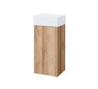 Mereo Vigo - Meuble avec lave-mains, 33x71x30 cm, G/D, chêne Riviera CN351