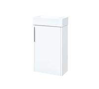 Mereo Vigo - Meuble avec lave-mains, 41x70x23 cm, G/D, blanc brillant CN340