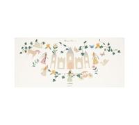 Meri Meri Guirlande de fête Princesse (Lot de 1). Guirlande de 1,8 m avec excès de cordon, décorations de fête d'anniversaire princesse