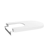 Meridian abattant frein de chute pour bidet en acier inoxydable blanc mat - ROCA A806F92621