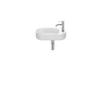Meridian lave-mains mural en fineceramic® blanc brillant 500x275 mm - ROCA A327740000
