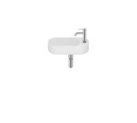 Meridian lave-mains mural en fineceramic® blanc mat 500x275 mm - ROCA A327740620
