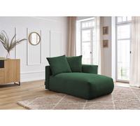 Méridienne avec accoudoir pour canapé modulable VOLTAIRE vert angle droit BOBOCHIC 1 places Angle droit Vert
