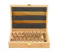 MERIGLARE 20 Pièces Remontoir de Réparation Montre Ensemble Clé Remontoir Coffret Boîte Outil Matériau Métal et Bambou avec Tournevis Moleté Rangement Organisé