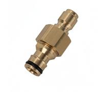 MERIGLARE Adaptateur de Tuyau de Lavage Auto Réducteur 3/8 à 1/4 Raccord Rapide Connecteur pour Flexible Pression Compatibilité, Adaptateur 3/8" Grand Mâle Vers Raccord Rapide Robinet Laiton