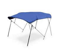 MERIGLARE Bimini de Bateau Canopy Pare Soleil Marine Pliant Étanche 600D Cadre INOX Résistant Tiges sous Tension Abri Ombragé, Style to 1