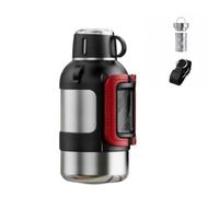 MERIGLARE Bteille Isotherme à Infusion Portable En Acier Inoxydable Grande Capacité Bteille Isolante pr Déplacement, Véhicule, Naturel, 3000ML