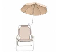 MERIGLARE Chaise Auvent Pliant Structure en Alliage, Chaise Plage Auvent, Réglable, pr Pêche, Campeurs,