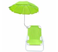 MERIGLARE Chaise Auvent Pliant Structure en Alliage, Chaise Plage Auvent, Réglable, pr Pêche, Campeurs, Vert