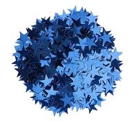 MERIGLARE Confettis Streudeko 15 G, Décoration de Mariage en Petites étoiles Métalliques pour Noël, Bleu, 10mm