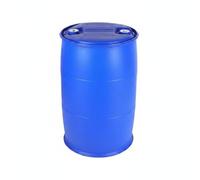 MERIGLARE Fût de Stockage Industriel Baril Récipient Tambour Alimentaire en Polyéthylène Haute Densité HDPE avec Système de Interne et Externe Corps Solide 3 à, Array, Bleu, Double Anneau 9,0 Kg
