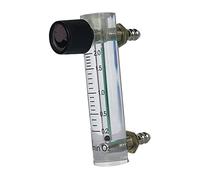 MERIGLARE Mini-cylindre de Débitmètre D'air avec Raccord En Cuivre, Débitmètre de, Compteur D'oxygène avec Vanne de Régulation pour Alimentation En, 0.2L à 2L
