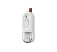 MERIGLARE Mini Scelleuse Sac Scelleuse Thermique Ouvre-boîtes aux Lettres Coupeur d'Emballages Appareil Portable Stockage Facile Dans Tiroir et sur Crochet, Blanc