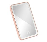 MERIGLARE Miroir de Courtoisie pour Pare-soleil de Voiture, Miroir de Maquillage, Miroir Cosmétique de Table Lumineux pour Voiture, Camion, SUV, Fe, ROSE
