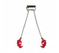 MERIGLARE Pince de Levage de Fûts à Huile Industrielle Pince à Fûts Serre-tambour Crochet en Acier Allié Fonction Auto-verrouillage Application Levage Chantier, Fourche 2-Griffes Std